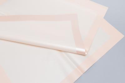  Пленка матовая 58смх58см 10 листов, кант 50 персиковый