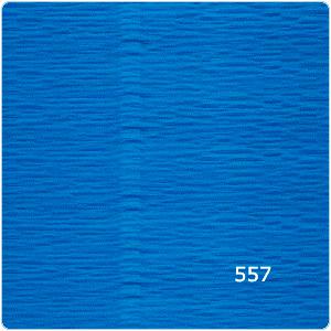 557 Бумага гофрированная темно-голубой /50см х 2,5м,180 гр.