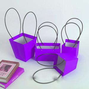 Сумочка 23х9х13 см (трапеция), цвет Фиолетовый, 10шт.